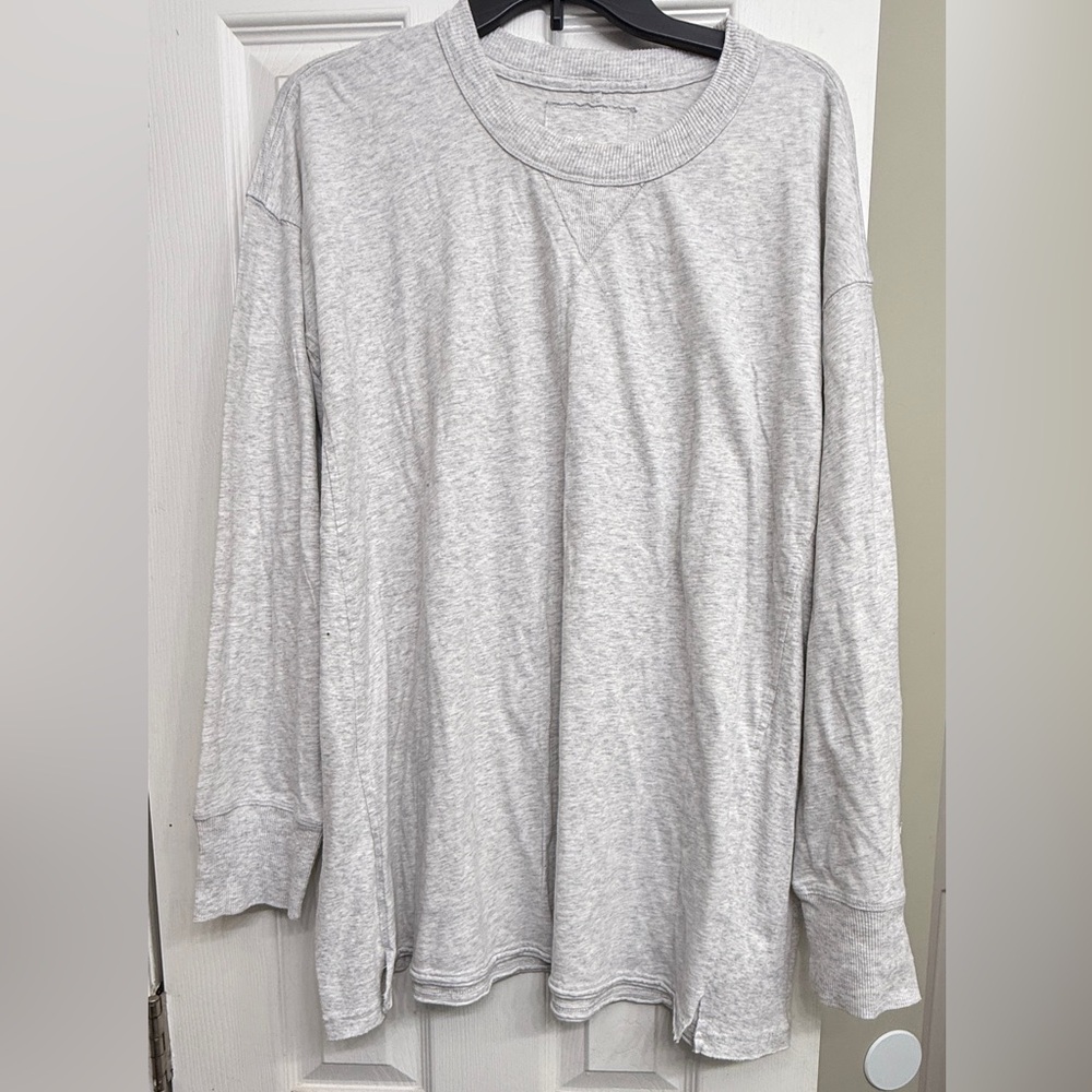 Aerie Gray Long Sleeve Shirt
